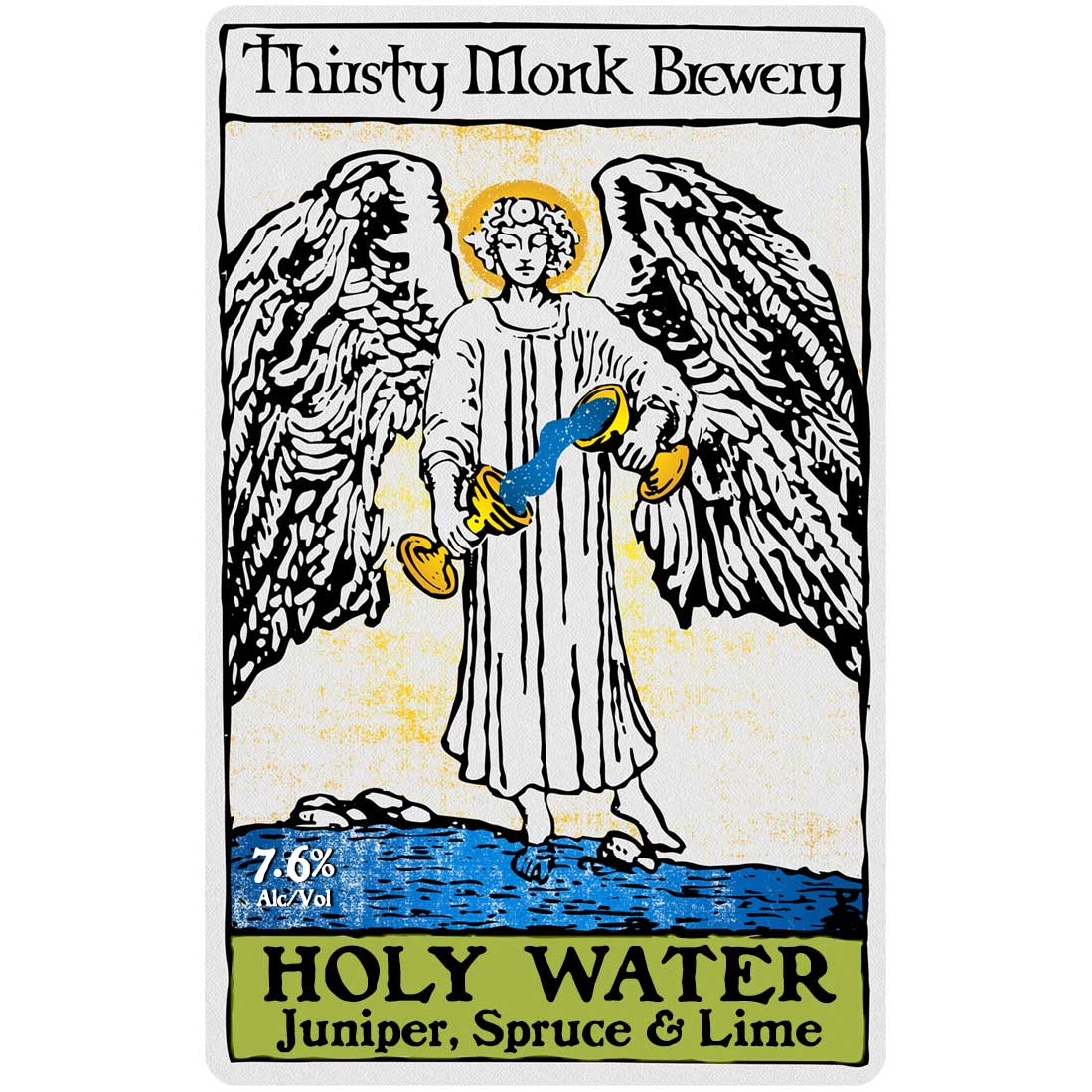Thirsty Monk Brewery Holy Water Hard Seltzer 4-Pack Tall Cans To